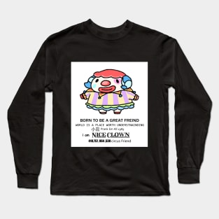 i am Nice Clown Long Sleeve T-Shirt